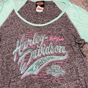 Women’s Harley Davidson 3/4 shirt